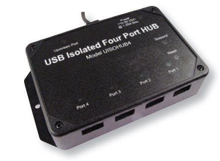 Obr. 2 Galvanicky oddělený USB HUB